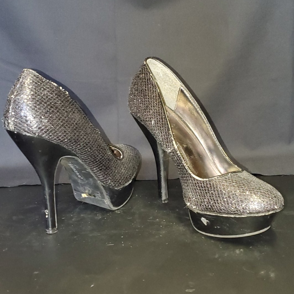 Sparkly Black heels